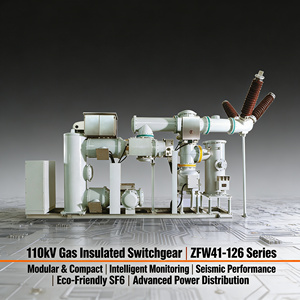 ZFW41-126 Electric Distribution Equipment High Voltage GIS/Gas Insulated Electrical Switchgear Electrical Supplies