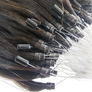 Extensions de cheveux Remy à micro-anneaux, prix d'usine, cheveux humains vierges Remy chinois, nano-anneaux 12A, micro-anneaux - Product Image 2