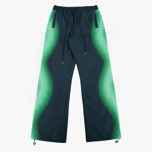 Pantalon de jogging parachute ajustable à imprimé aurore dégradé, style streetwear Gorpcore, esthétique Y2K, taille oversize, par le fabricant - Product Image 3
