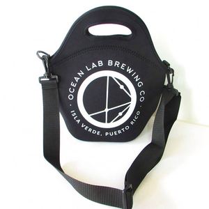 Sac à lunch en néoprène avec logo personnalisé, nouveau design, sublimation, sangle réglable - Product Image 5