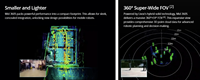 Sensor LiDAR 3D Livox Mid-360S - Alta Precisión, Alta Resolución, Rango de Detección de 40 m, 10 Hz, 9-27 V CC para Vehículos Autónomos y Drones