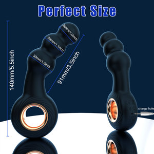 لعبة جنسية فاخرة للبالغين بالجملة، مدلك البروستاتا، سدادة شرجية من السيليكون والبلاستيك، 12 وضعية، مقاومة للماء، ألعاب جنسية للأزواج - Product Image 3