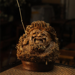 Décoration d'intérieur Artisanat Fait Main Sculpture en <span class=keywords><strong>Bambou</strong></span> Ancien Pêcheur Ornement Sculpté en <span class=keywords><strong>Bambou</strong></span> Entier Objet de Collection pour Savants Cérémonie de Remise des Diplômes Chine - Product Image 4