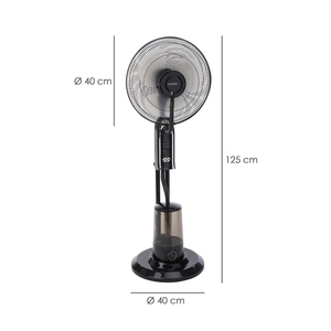 Ventilatore a piantana con nebulizzatore 75W Ø/40 cm. - Product Image 2