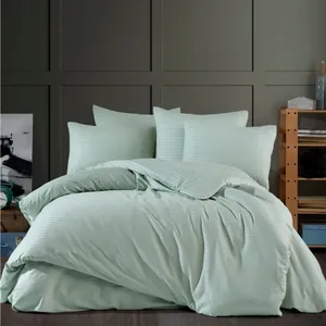 Ensemble de literie double en coton satiné Karden Flower, 4 pièces, housse de couette, drap-housse - Product Image 5