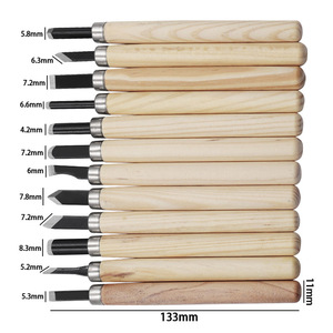 12pcs Wood Carving <strong>Chisels</strong> Set for Basic Cutting &amp; Detailed Woodworking DIY Hand Tools <strong>Gouges</strong> Knife Kit - Product Image 5