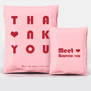 Factory Wholesale Express Packaging Bag Wholesale Price Custom Packaging pink Mail Bags Envelopes and Mail Bags