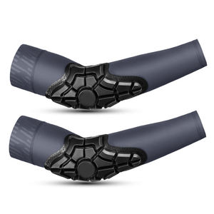Manchons de compression pour bras et coudes de cyclisme, version améliorée, avec protection - Product Image 2