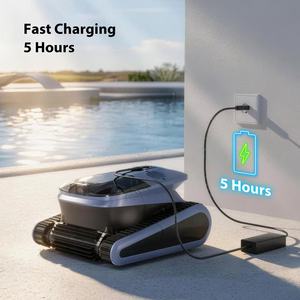 Accesorios <span class=keywords><strong>para</strong></span> Piscinas, Limpiador de Piscinas Inteligente Inalámbrico, Limpieza Automática del Fondo, Robot Aspirador <span class=keywords><strong>Portátil</strong></span> <span class=keywords><strong>para</strong></span> Piscinas - Product Image 3