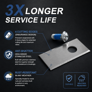 Con tornillos compatibles - Juego de repuesto de 9/30/45 piezas, cortacésped robótico universal de alta calidad apto para las marcas <span class=keywords><strong>Worx</strong></span> <span class=keywords><strong>Landroid</strong></span> - Product Image 2