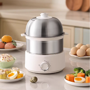 Nouvelle conception 2025, <span class=keywords><strong>cuiseur</strong></span> à œufs électrique, automatique, en acier inoxydable 304, pour 6 œufs, fonctionnement facile - Product Image 4