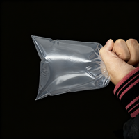 Sacs en plastique PE plats transparents de qualité alimentaire, imperméables, avec poignée longue, personnalisables en tailles et couleurs, vente en gros, Chine