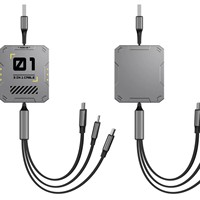 Nouveau câble de données Type-C 6A, charge rapide 100W, gaine en alliage d'aluminium TPE, longueur 1,2 m, garantie 12 mois, connecteurs un-à-trois/Micro USB