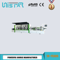Mesin CNC Router untuk Furnitur dengan Fungsi Pre-milling, Gluing, End Trimming, Rough Trimming, dan Corner Trimming untuk Pemasangan PVC Edge Banding dengan Sistem PLC