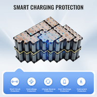 Batteries de vélo électrique de haute qualité 48V/52V/72V 20Ah/28Ah/30Ah/40Ah Lithium-ion, batterie triangulaire, certification CE/RoHS 1