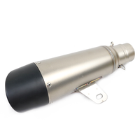 Silencieux universel de projet modifié d'échappement de moto de 51mm pour MT-09 Z1000 DUKE 390 GSXR600 CBR500 CBR1000RR R1