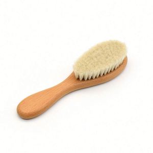 4pcs Newborn Soft Goat Bristle Care Brushes Set for <b>Creative</b> <b>Gift</b> - Product Image 5
