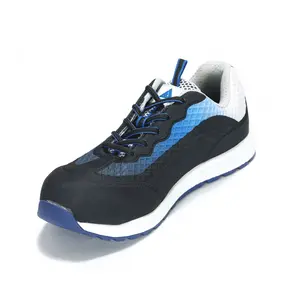 पुरुषों के लिए केपीयू मेश सांस लेने योग्य औद्योगिक सुरक्षात्मक कार्य जूते पर्ची प्रतिरोधी एस3 स्टील टो स्पोर्ट्स स्नीकर सुरक्षा जूते