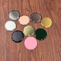 Différentes couleurs en stock, marqueur de balle de golf en alliage de zinc et métal de 30 mm, vierge, pour utilisation en extérieur