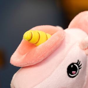 Peluche licorne douce kawaii personnalisable, jouet apaisant pour dormir, décoration de <span class=keywords><strong>chambre</strong></span> d'enfant, jouet en peluche, animaux en peluche - Product Image 5