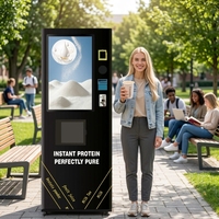 Distributeur automatique intelligent de boissons protéinées haute performance pour salle de sport, avec vidéo personnalisée