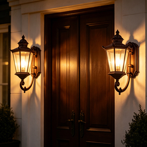 Customized Retro Cylindrical Garden Landscape Column Lamp IP65 Lawn Landscape Lamps <b>LED</b> <b>Motion</b> <b>Sensor</b> Security - Product Image 2