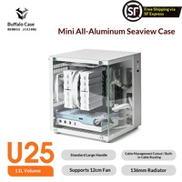 Casing Mini ITX Portabel BenNiu U25 Sea View Room 11L dari Aluminium Alloy, Transparan Samping, Pendingin Udara, Non-matx/TK0