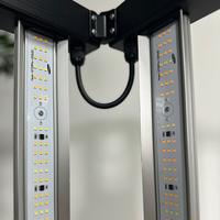 720W Aluminium LED-kweeklamp voor 6-balken bloeisysteem, dimbaar 0-10V, voor verticale binnenteelt
