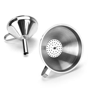 Alta Qualidade 304 Aço Inoxidável Vinho Filtro Hopper Metal Oil Separando Funil para Cozinha e Bar Uso - Product Image 3
