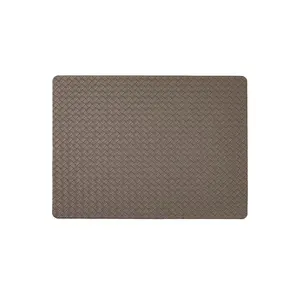 Faux Leather Placemats Heat Resistant for Dining Table Easy Clean Non-Slip Mats Waterproof Stain Resistant Wipeable PU Mats