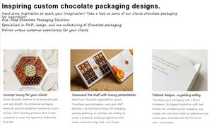 Cajas de Trufas de Chocolate de Dubái de Papel Duro Reciclable con Laminación Mate y Logotipo Personalizado, Embalaje Rígido con Insertos, Regalo de Dulces Gratis - Product Image 5