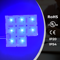 Feuille LED Flexible et Découpable, Rétroéclairage LED RGBW DC24V 512 LED, Blanc Chaud et Froid pour Éclairage de Dalles de Marbre et d'Onyx