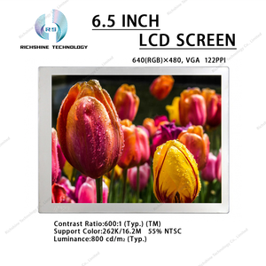 Richshine G065VN01 V221 Pantalla industrial 6,5 pulgadas LVDS 20pin 640*480 VGA marca AUO pantalla exterior de alto brillo - Product Image 5