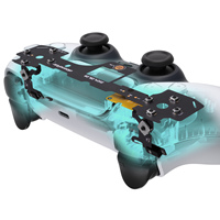 Kit de clics complet ExtremeRate pour manette PS5 BDM-030, boutons d'épaule, face et D-pad, kit de clics de souris avec micro-interrupteurs personnalisés