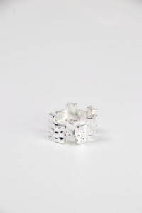 Nuevo Anillo de Hip Hop Vintage Pequeño con Incrustaciones Completas de Circonitas Cuadradas, Plata S925, Chapado en Oro de 18K, de Alta Gama, para Uso Diario, Unisex - Product Image 5