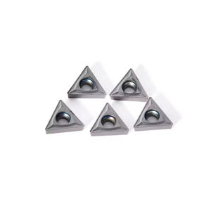 경제적인 TCMT110204-RM 삼각형 인서트, 탄소강 및 알루미늄용 범용 마무리 가공 등급 - Product Image 1