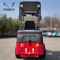 Caricatore Elettrico NIMBUS con Cabina Confortevole Approvata CE, Benna per Escavatore Opzionale, Sistema Idraulico di Sterzo