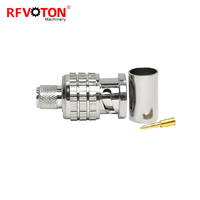 Connecteur coaxial RF de haute qualité Connecteur RF mâle Bnc Connecteur coaxial pour câbles RG6