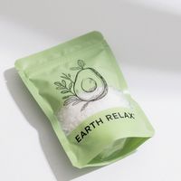 Vollfarbdruck, Geringe Mindestbestellmenge 500 Stück, Plastik-Meersalzverpackung, Stehbeutel mit Reißverschluss, Meersalz-Verpackung, Selbststehender Zip-Beutel