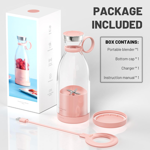 Licuadora Portátil Recargable por USB, Mini Licuadora Multifuncional para Hacer Smoothies, Ideal para Viajes en Autocaravana y Uso en la Oficina - Product Image 4
