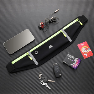 Wholesale Unisex Multi-Functional Three-<b>Pocket</b> Running Waist Bag Comfortable Lightweight Waist Bag for Fitness Outdoor - Product Image 6