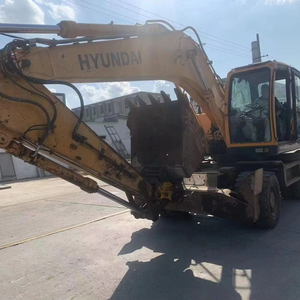 Matériel de construction populaire : Engins de terrassement d'occasion avec pelle sur pneus Hyundai 210W-9 – Vente directe usine - Product Image 2