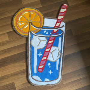 Logotipo de marca personalizado, forma redonda, <span class=keywords><strong>zapatos</strong></span> deportivos de aire, patrón de zapatillas, troquelado, alfombra de piso - Product Image 4