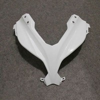 Kit de carénage ABS peint en blanc pour Kawasaki Ninja 300, panneaux de carrosserie complets, 2013-2017, remplacement pour course sur route