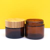 Pot en verre blanc 2oz pour emballage cosmétique, vente en gros