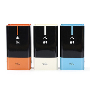 Bao Bì Sao Hình Chữ Nhật Tùy Chỉnh In Các Mẫu Khác Nhau Nhôm <span class=keywords><strong>Matel</strong></span> Vintage Mooncake Bánh Quy Lưu Trữ Hộp Thiếc - Product Image 1