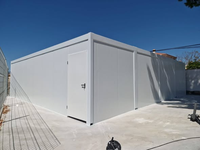 Vente en gros usine – Maison conteneur en acier portable 20 pieds 40 pieds, extensible, pliable, modulaire, préfabriquée, moderne pour hôtel, école, cuisine