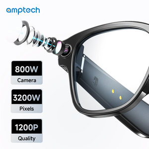 Gafas Inteligentes con IA 2026, con Cámara de 8MP, Compatibles con <span class=keywords><strong>Chat</strong></span> IA y Traducción a 135 Idiomas, 2 Micrófonos Integrados, Llamadas HD, Música - Product Image 2