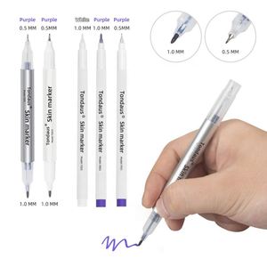 Marcador Quirúrgico Estéril al por Mayor para Piel, Tatuajes, Pizarra Blanca, Regla de Medición, Lápiz de Posicionamiento, Doble Cara, 12 Colores - Product Image 3