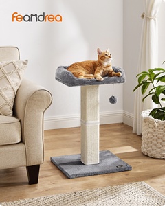 Feandrea Cat Scratcher dengan tempat mewah mebel hewan peliharaan pohon kucing Menara kucing menggaruk <span class=keywords><strong>Post</strong></span> - Product Image 2
